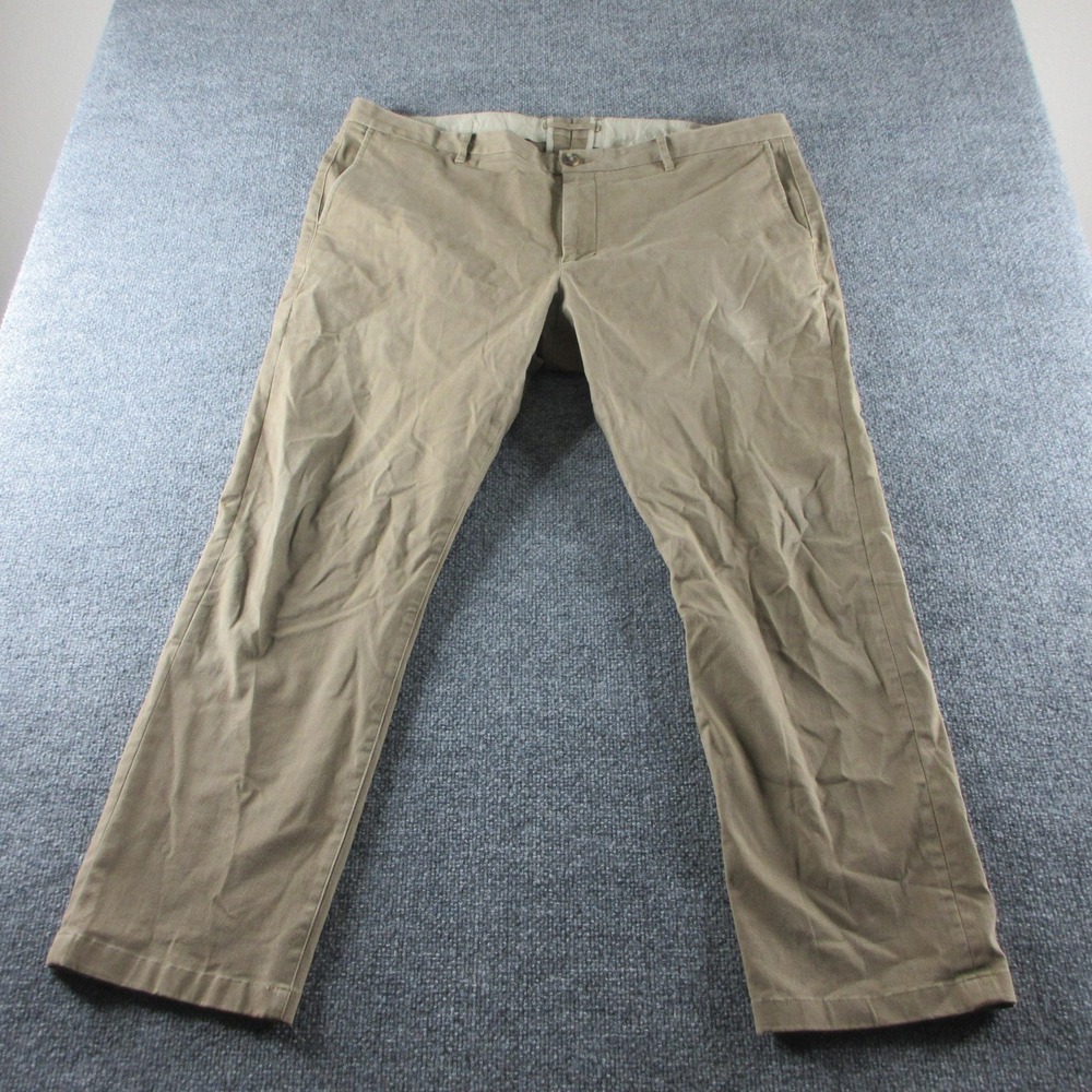 Proper Cloth Pants Mens 44x29 Brown Stretch Chino Bleecker Mocha‎ Twill Casual